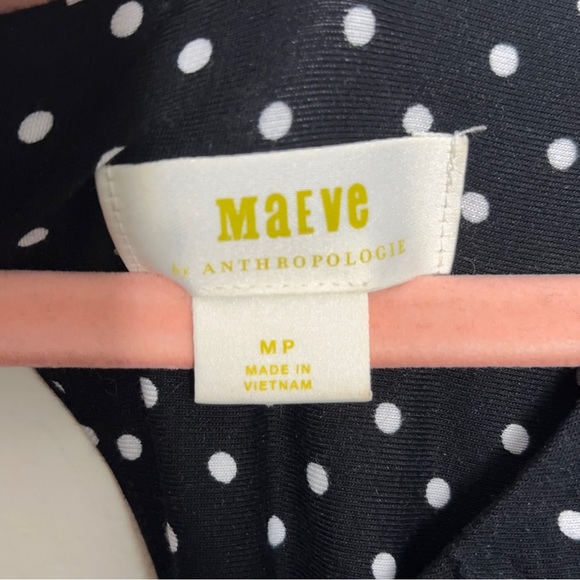 ANTHROPOLOGIE x MAEVE Sawyer Balloon-Sleeved Tunic Dress Polka Dot Floral {VV52} - Picture 4 of 5